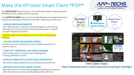 Audio Announcements and Visual Alarm Indicators
